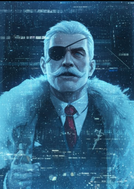 Alpheus Orion Cirie addresses the galaxy from The Ocular